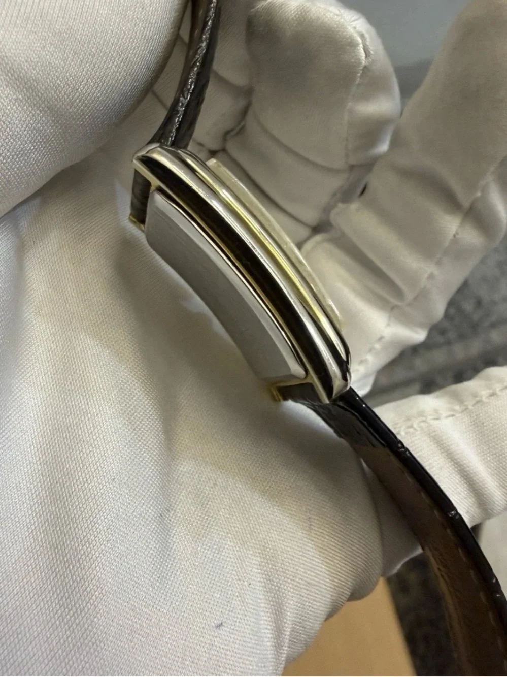 Vintage Aramis Quartz Tank Watch - Gold Plated Roman Numeral Dress Unisex Watch